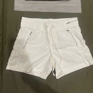INC International Concepts White Linen Blend Shorts perfect condition